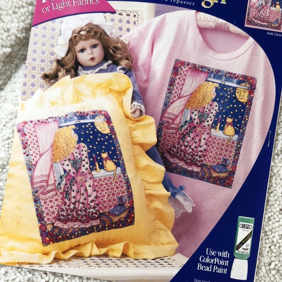 3 NWT fun sets of iron fabric designs for decorate - Picture 5 of 12